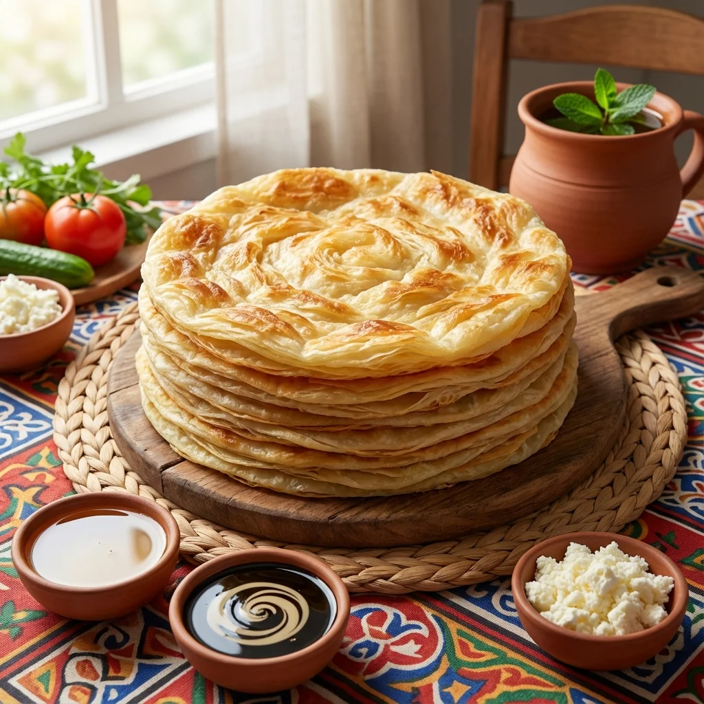 Feteer Meshaltet - Flaky Layered Pastry